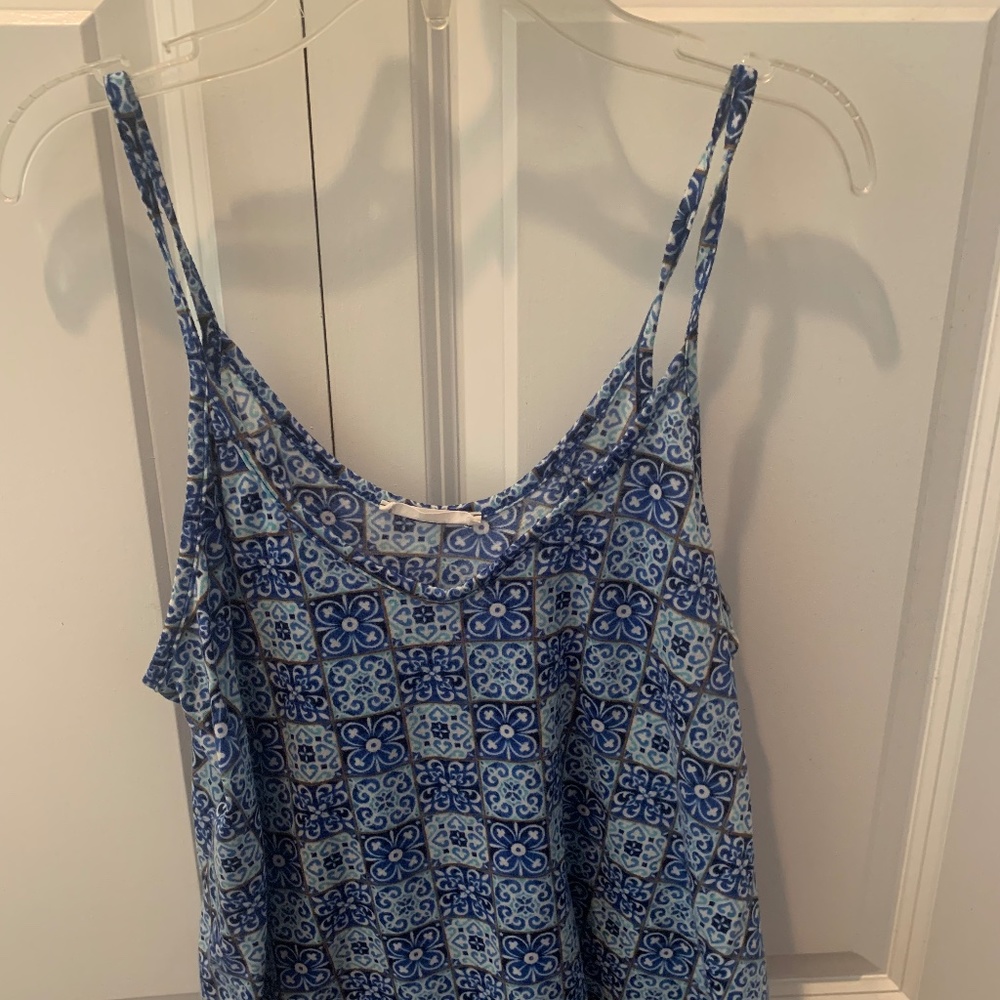 Blue and White Printed Top from Lush (Nordstrom)